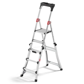 Teleskopiskās kāpnes Hailo Master TL100, 3-5 pakāpieni
