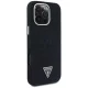 Чехол Guess для iPhone 16 Pro Max Denim Triangle Logo MagSafe, черный