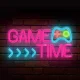 Forever Light PLEXI LED GAME TIME Neona lampa, Vairākkrāsu