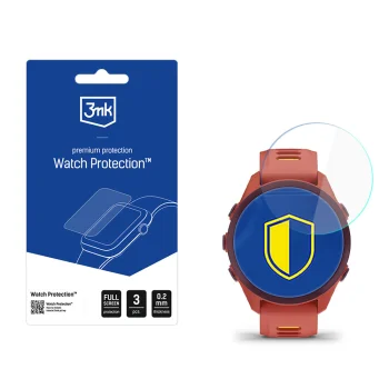 Гибридное защитное стекло 3mk Watch Protection для Garmin Forerunner 70 / 170 / 170 Music