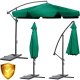 Salokāms dārza lietussargs, saulessargs, 6 segmentu, zaļš, 300cm | Folding Garden Umbrella