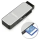 Картридер Hama 123900 USB 3.0 SD/microSD, черный/серебристый