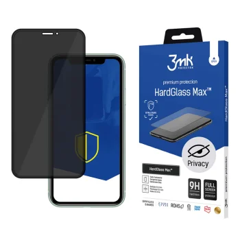 3mk HardGlass Max Privacy Tempered Glass for iPhone 11