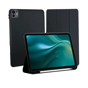 Etteri planšetdatora vāciņš priekš Apple iPad Pro 2024 11'', melns