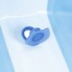 ECOTOYS Foldable Baby Bathtub for Infants Portable Travel Bath with Drain Plug, Blue