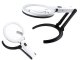 Foldable Desktop Magnifier with 10 LED Lights 1.8x 138mm & 5x 25mm