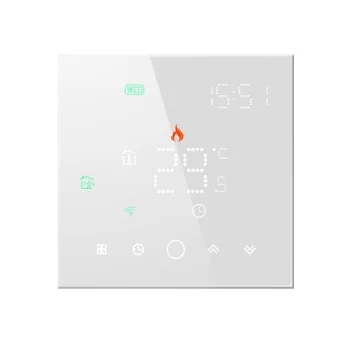Tuya programmējams viedais Wi-Fi termostats, balts