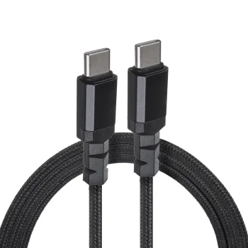 USB-C uz USB-C kabelis Maclean MCE492, 100W, PD, 10 Gbps, 5A, 2 m, melns