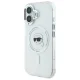 Karl Lagerfeld iPhone 16 Plus vāciņš IML Metal Karl Head MagSafe, balts