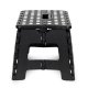 ModernHome Folding Step Stool, 9 Inch Plastic Stool for Adults and Kids, 265 lbs Capacity