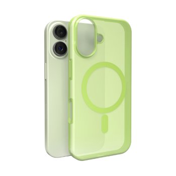 Puro Daylight MagSafe Case for iPhone 17, Translucent Green