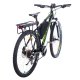 L-BRNO Universal Bicycle Rear Aluminum Trunk Bike Rack, Black