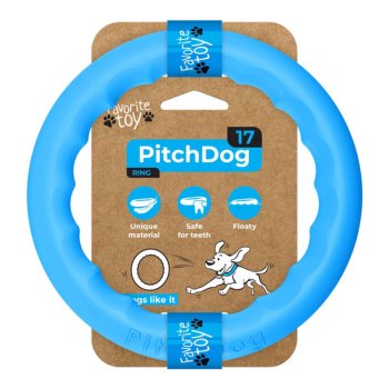 Кольцо для фетчинга Waudog PitchDog 17, синий | Fetching ring