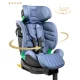Поворотное автокресло Nukido Shelly 40–150 см с ISOFIX и опорной ногой