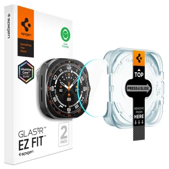 Защитное стекло Spigen Glas.TR EZ Fit AC 2-Pack для Samsung Galaxy Watch Ultra 47mm