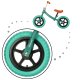 Trike Fix Balance Bērnu Balansa Ritenis Līdzsvara Velosipēds Atpūtai Sportam, Zaļš | Kid\'s Balance Bike