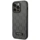 Чехол Karl Lagerfeld Saffiano Mono Metal Logo для iPhone 14 Pro Max, серый