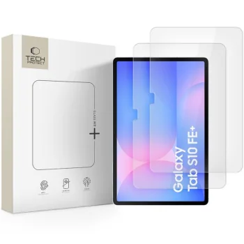 Защитное стекло Tech-Protect для Samsung Galaxy Tab S10 FE+ Glass Fit+ (2 шт.)