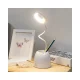 Regulējama LED Galda Lampa Nakts Apgaismojums Lasīšanai, Balta | Adjustable Desk Lamp