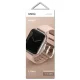 Uniq Pasek Linus Apple Watch Series 4/5/6/7/8/se/se2 38/40/41mm. Airosoft Silicone Różowy/blush Pink