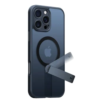 Torras Pstand Spin vāciņš priekš iPhone 16 Pro, melns