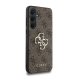 Guess Samsung Galaxy A35 Case 4G Big Metal Logo, Brown
