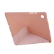 Samsung Galaxy Tab A8 10.5 (2021) (2022) (SM-X200/X205) V-fold Stand Silicone Book Case Cover, Pink | Vāks Maks...