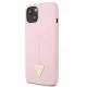 Guess Silicone Triangle vāciņš iPhone 13 mini, violets