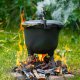 Multigarden VK5L BLACK Cast Iron Campfire Pot with Legs, 5L, Black