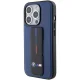 Чехол BMW для iPhone 15 Pro M Grip Stand Bicolor, темно-синий