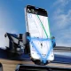 Auto telefona turētājs Dudao F2N ventilācijas restei 360°, melns