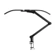 Galda procedūru lampa manikīram Glow L05, lokveida, melna