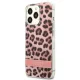 Guess Leopard чехол для iPhone 13 Pro / 13 розовый