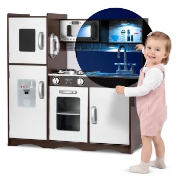 Деревянная детская кухня Ricokids 7833 Retro