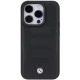 BMW iPhone 15 Pro Max Case Leather Seats Pattern, Black