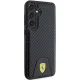 Ferrari Samsung Galaxy S24+ vāciņš Carbon Stitched Bottom, melns
