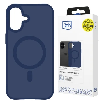 MagSafe Vāciņš 3mk iPhone 17 Zils Puscaurspīdīgs | Phone Case Cover