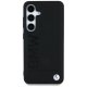 Чехол BMW Leather Big Wordmark для Samsung Galaxy S25 черный