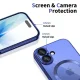 Tech-Protect MagFlex MagSafe vāciņš iPhone 17 - Clear Navy Blue