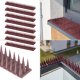 Bird Spikes, Brown Plastic 8 pcs, 43 cm