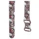 Hello Kitty Silicone Tags Graffiti Universal Watch Strap 20mm, Pink