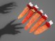 Fake Severed Fingers Halloween Decoration 5 Rubber Stitched