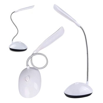 4 LED Galda Lampa Naktslampiņa, Balta | Desk Lamp