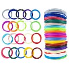 3D Pen PCL Refills Cartridges Set of 20 Colors 3D Printing Filament 1.75mm, 100m