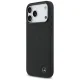 Mercedes iPhone 17 Pro Max vāciņš Leather Large Laurel Leave MagSafe, melns