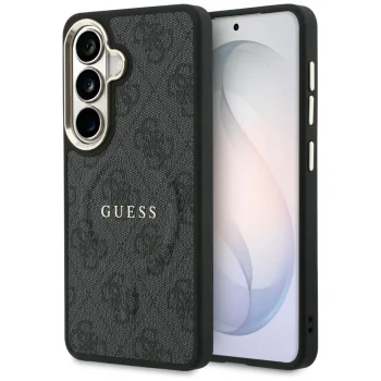 Guess 4G Embossed Ring MagSafe vāciņš Samsung Galaxy S26, melns