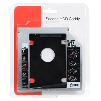 Переходник для второго HDD/SSD в отсек привода SATA 9.5 мм