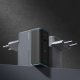Cuktech CUKAD1003EUG GaN tīkla lādētājs 100W, 2x USB-C / 1x USB-A, pelēks