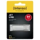 USB-флешка Intenso Jet Line 64 ГБ USB 3.2 Gen 1x1, серебристая