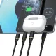 Кабель Dudao L25L 30W USB-A - Lightning силиконовый 1 м, черный